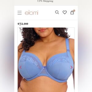 Elomi Nerina black Lace Bra- like new